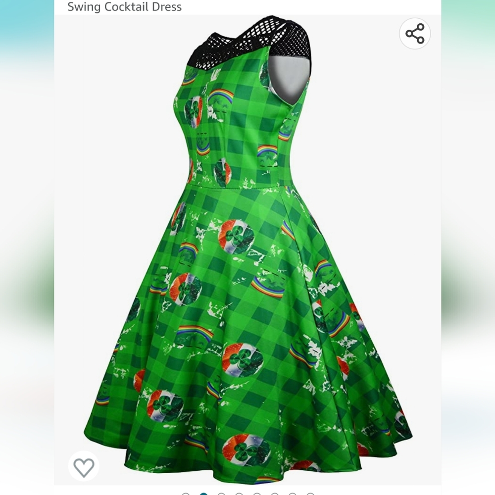 Angelaico's St. Patrick's Day Swing Dress XL/L